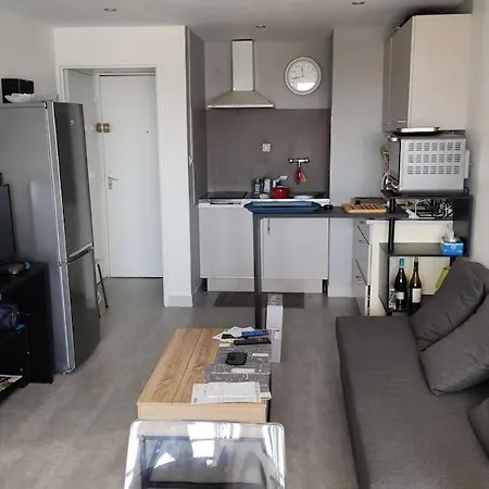 River - Joli 2 Pieces, Etage Eleve, Vue Sur Port Et Mer, Calme Et Proche Des Plages *