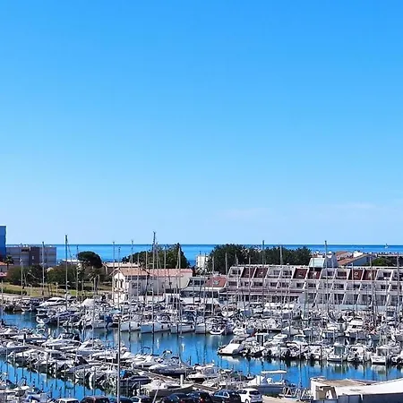 River - Joli 2 Pieces, Etage Eleve, Vue Sur Port Et Mer, Calme Et Proche Des Plages Mauguio