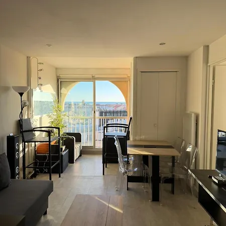 Apartmán River - Joli 2 Pieces, Etage Eleve, Vue Sur Port Et Mer, Calme Et Proche Des Plages *