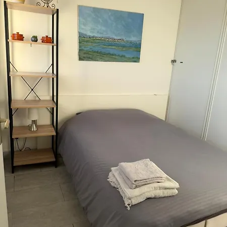 Apartmán River - Joli 2 Pieces, Etage Eleve, Vue Sur Port Et Mer, Calme Et Proche Des Plages Mauguio