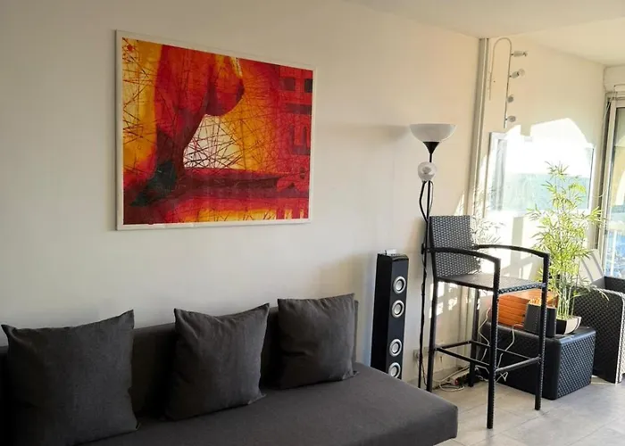 River - Joli 2 Pieces, Etage Eleve, Vue Sur Port Et Mer, Calme Et Proche Des Plages Mauguio