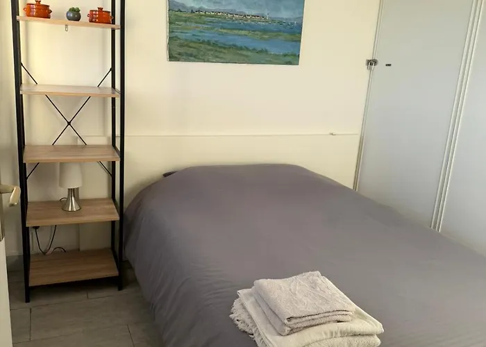 Lägenhet River - Joli 2 Pieces, Etage Eleve, Vue Sur Port Et Mer, Calme Et Proche Des Plages Mauguio